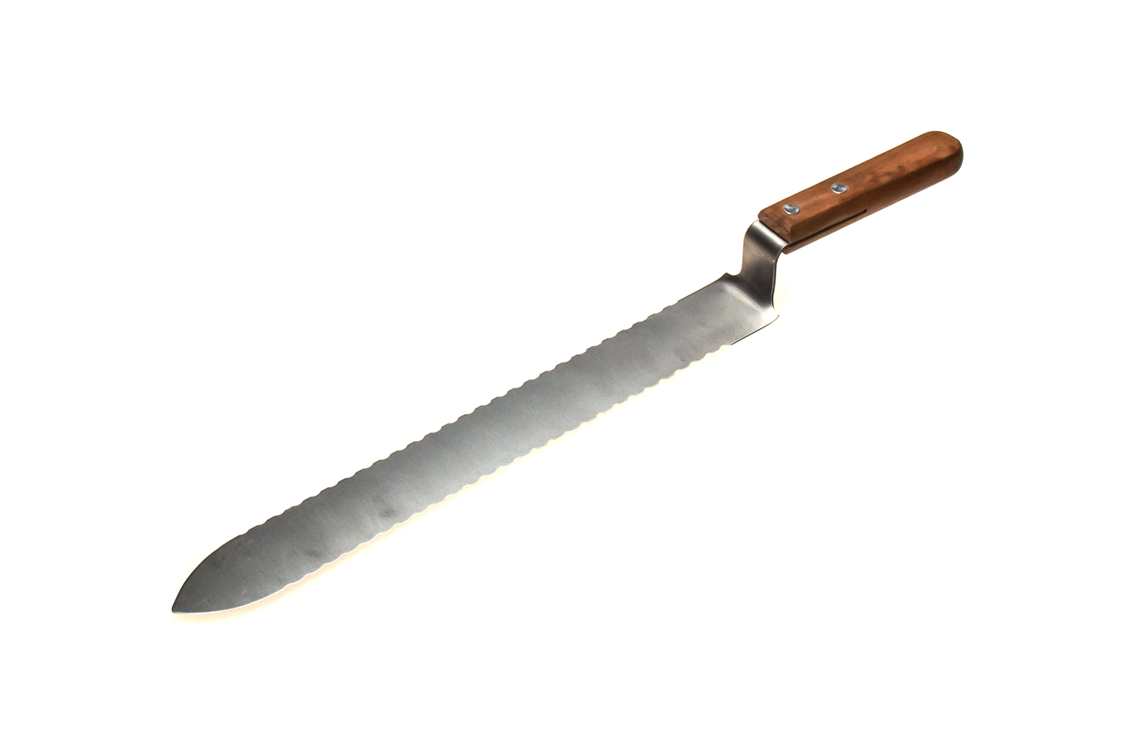 Нож пасечный Профи (нж., 285 мм, одна волна, ручка дерево)