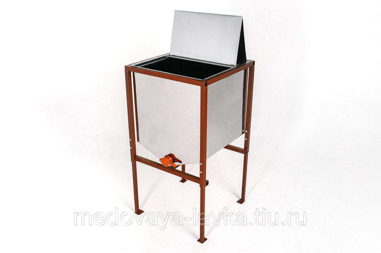 Стол оцинкованный для распечатки и хранения подготовленных для качки мёда рамок,на 12 рамок