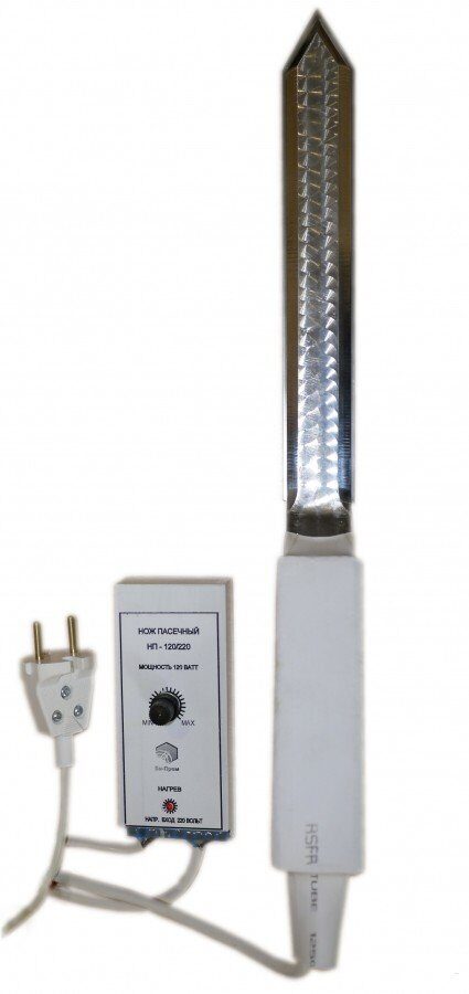 Нож для распечатки сот электрический НПНЖ-120/220В (нерж., без паузы)